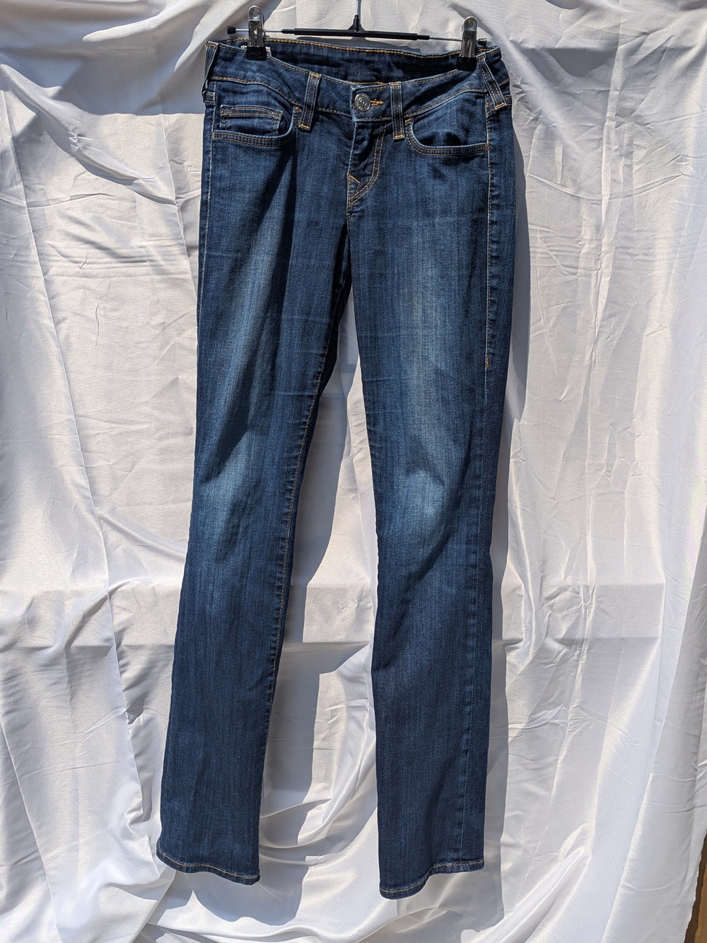 Y2K True Religion Trisha Bootcut Jeans Low Rise Horseshoe Pocket Indie Sleaze - Picture 6 of 17